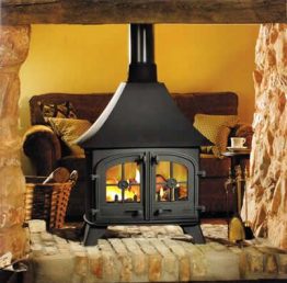 Yeoman County Double Sided Woodburning / Multifuel Stove